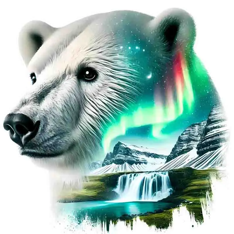 

Виниловые наклейки белые медведи