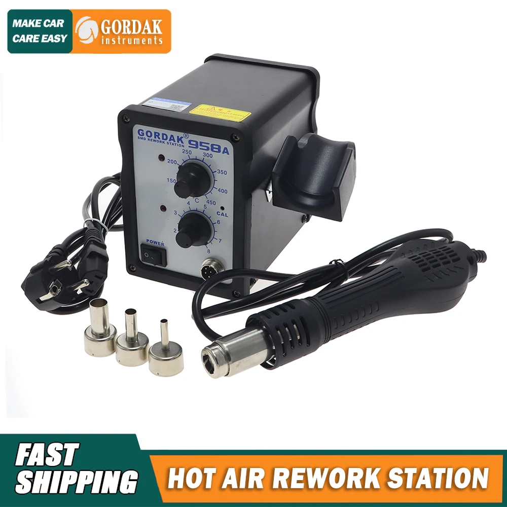 GORDAK 958A hot air gun desoldering station constant temperature adjustable temperature maintenance hot air station