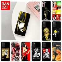 one piece vinsmoke sanji shanks case for samsung galaxy s22 s21 s20 fe s10 lite s9 s8 plus s7 a91 ultra thin soft silicone cover