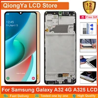 6 4 original a325 display for samsung galaxy a32 4g lcd a325 sm a325f a325m a325fds lcd with touch screen digitizer assembly