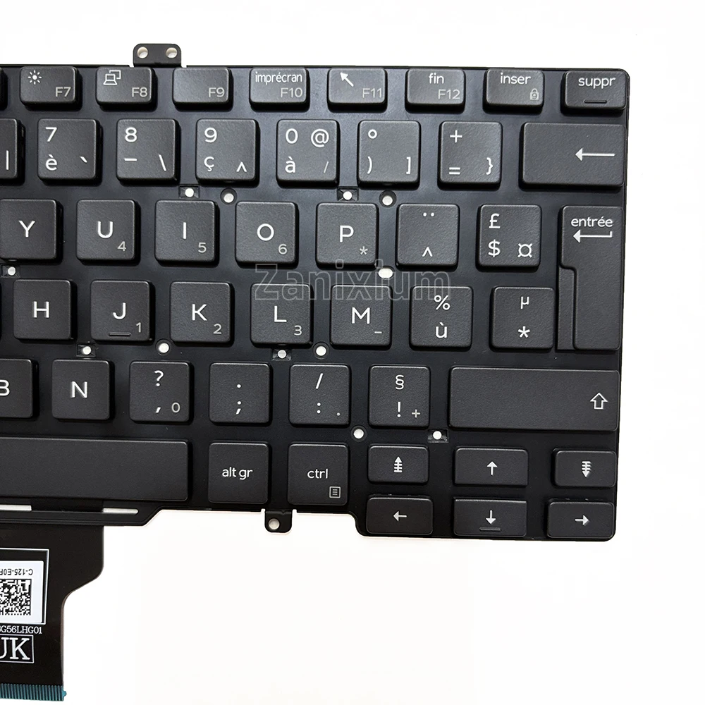Фото Французский |   Бразильская клавиатура с подсветкой для DELL Latitude 7410 5410 5411 5400 5401 7400 P98G P98G001 P98G003 №5