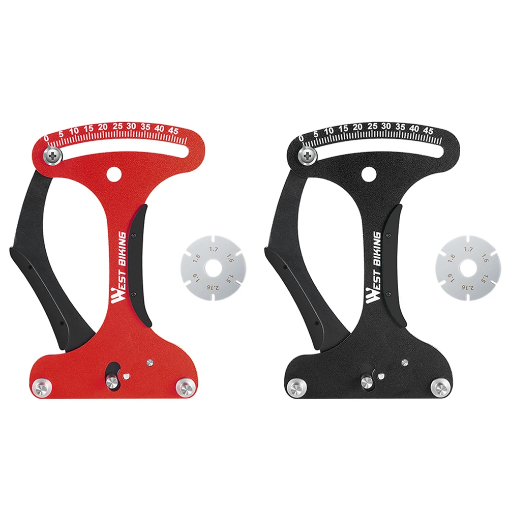 

WEST BIKING Bicycle Tool Spoke Tension Meter For MTB Road Bike Wheel Spokes Checker Indicator Bicycle Spoke Repair Tool