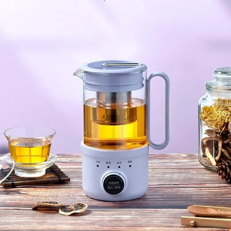 

Mini Eletric Kettle 0.6L Health Pot Portable Travel Water Boiler Automatic Insulation Flower Tea Maker Soup Stew Pot Keep Warm