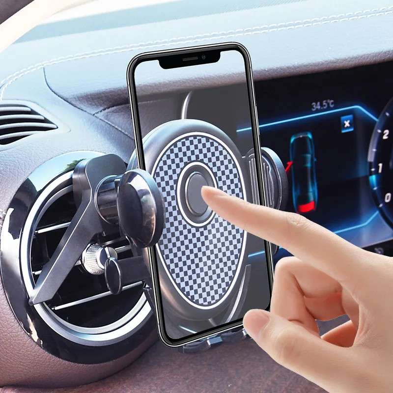 

Универсальный автомобильный держатель для телефона на присоске, 6,5 дюйма, для смартфона, GPS-навигатора, крепление на вентиляционное отверстие, вращение на 360 °, держатель для телефона