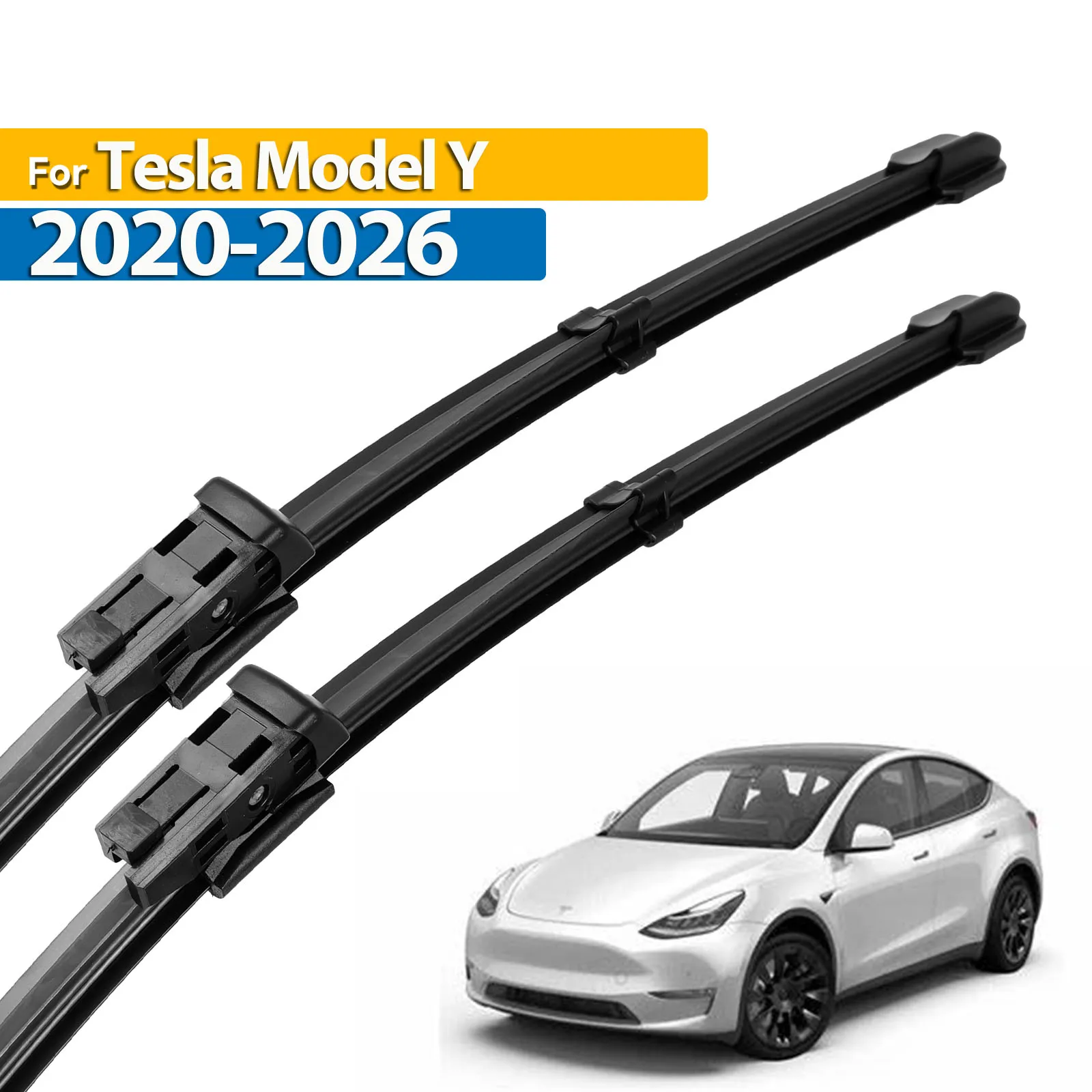 Передние щетки стеклоочистителя Erick's LHD для Tesla Model Y 2020-2023 Лобовое стекло Чистое окно Автомобильные щетки от дождя 26 