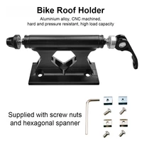 mtb bicycle front fork fixing clip aluminum alloy parking bracket carrier support mount stand holder for car mounted indoor