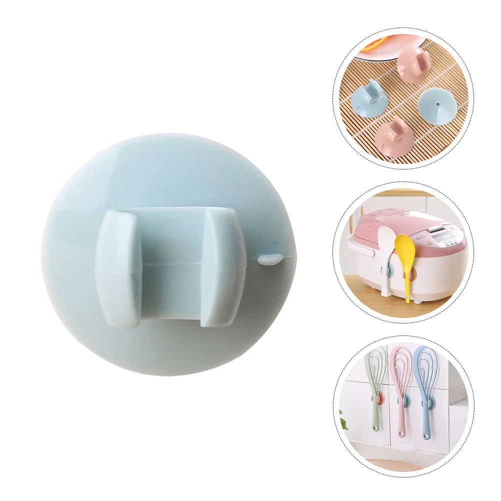 

Rice Holder Spoon Suction Paddle Rest Rack Kitchen Cooker Spatula Scoop Stand Serving Organizer Stove Wall Cooking Flatware