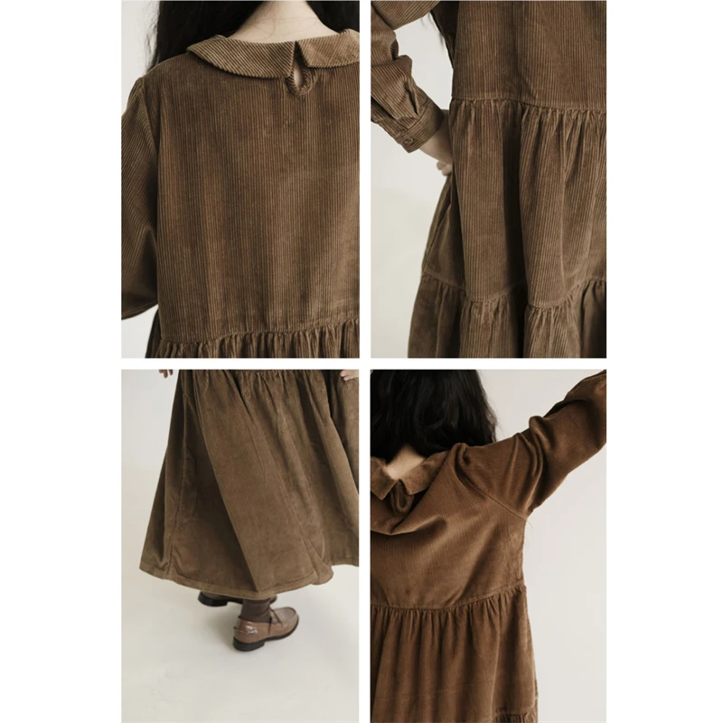 Женское однотонное платье в корейском стиле