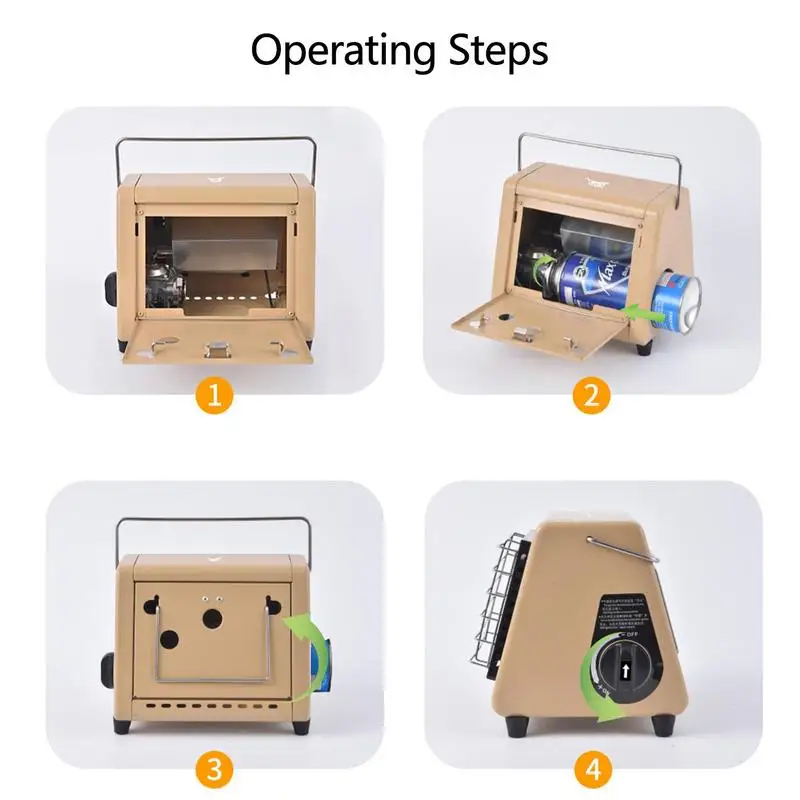 Портативный ручной подогреватель плита для наружного кемпинга газовая палатка