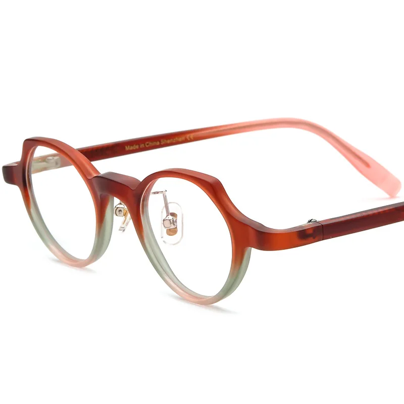 Новейшие брендовые дизайнерские многоцветные Лоскутные ацетатные очки с