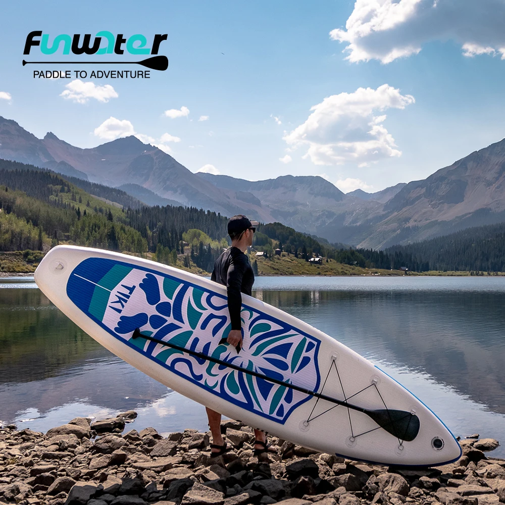 

PL Inflatable Paddle SUP Stand Up Board Seat Bright Color Acquisition Backpack Waterproof Bag Foot Rope Repair Tool Air Pump