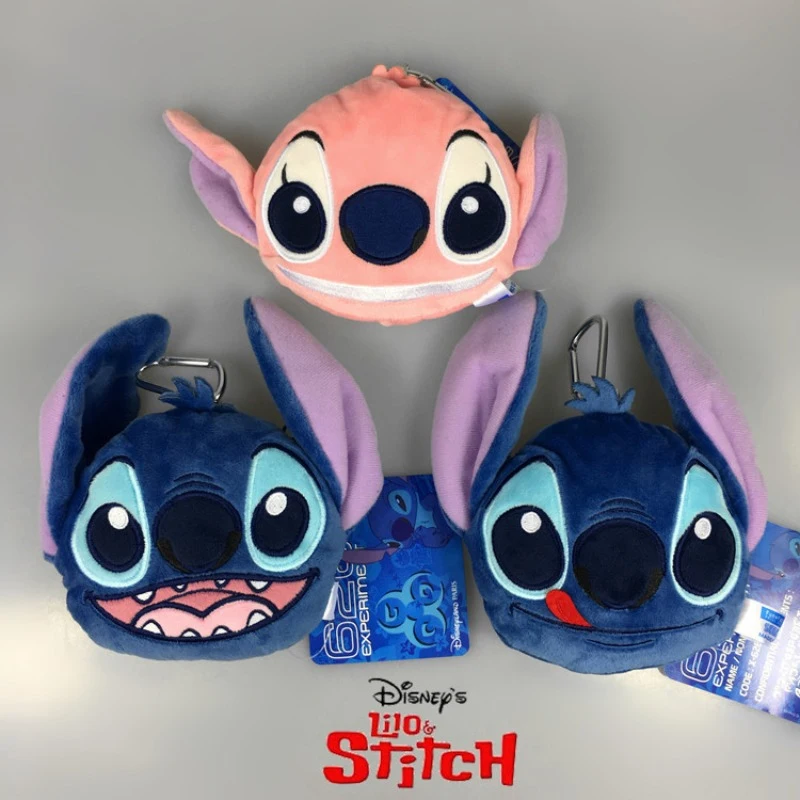 

Stitch Disney Anime Figure Lilo and Stitch Plush Coin Purse Cartoon Cute Wallet Anime Purse and Handbag Kids Toys Christmas Gift