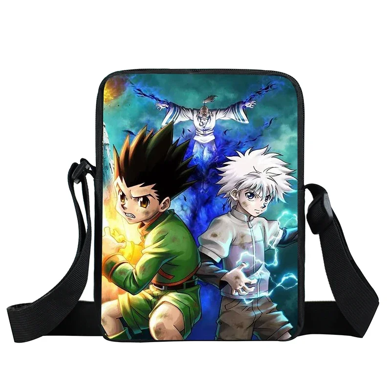 Сумка через плечо Hunter X женская аниме HUNTERxHUNTER HXH Killua Zoldyck Gon Freecss Chrollo Lucilfer сумка на
