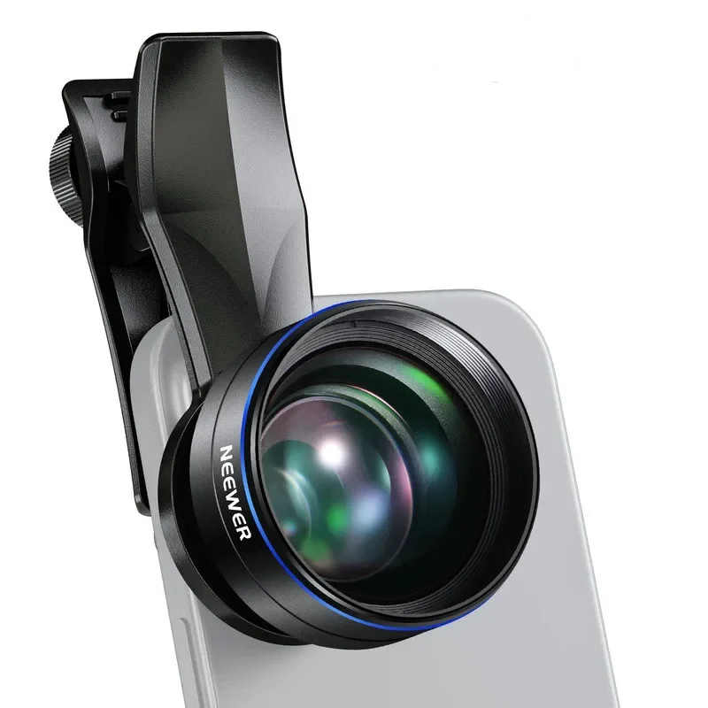 Фото 2026 LS-41 PRO 60 мм с креплением 17 мм, 2-кратный оптический зум, HD, многослойное металлическое покрытие, телеобъектив для iPhone и Samsung №1