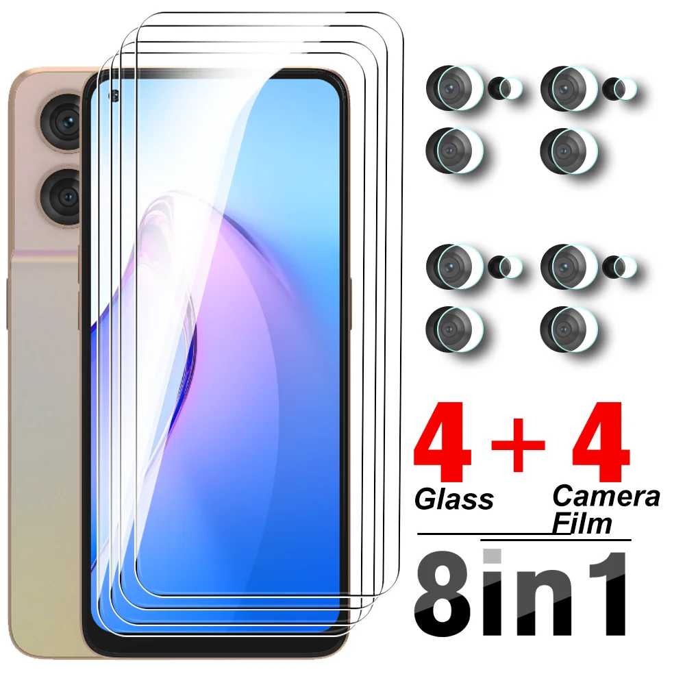 

8in1 For Oppo Reno8 Pro Plus 5G Camera Lens Screen Protector Reno7 Z Reno6 Lite Reno5 F Reno4 Reno 7 8 6 5 4 Tempered Glass Film