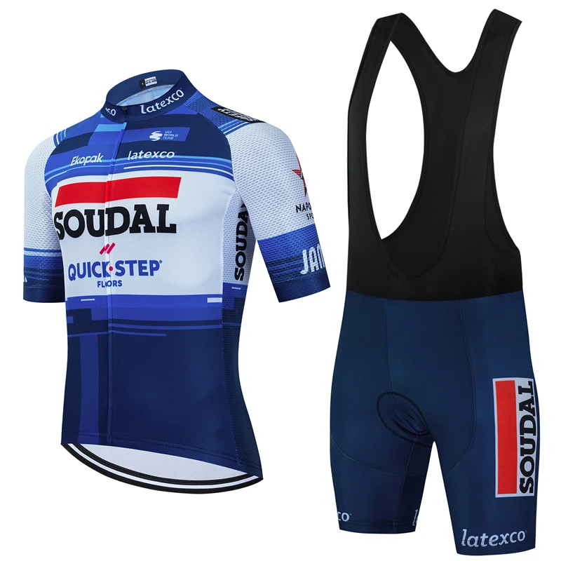 

Велосипедная команда Quick Step 2023, летний мужской комплект из Джерси, одежда для велоспорта на дорогу, горный комбинезон, шорты, костюм, Майо, велосипедная форма