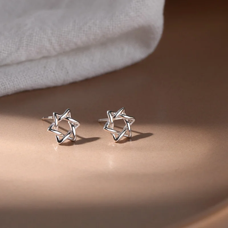 

2022 Trend Exquisite Star Stud Earrings For Women Fashion Charm Luxury Wedding Party Gifts Jewelry Accessories