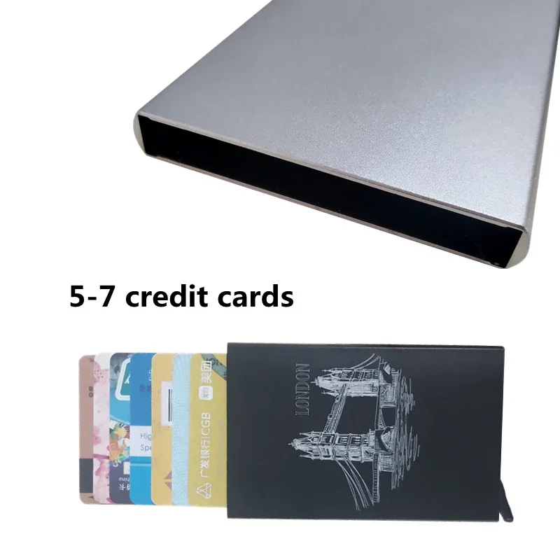 Противокражная идентификационная кредитная карта минималистичные