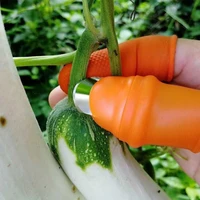 garden silicone thumb knives separator finger knives harvesting plant garden gardening tools durable thumb knives garden
