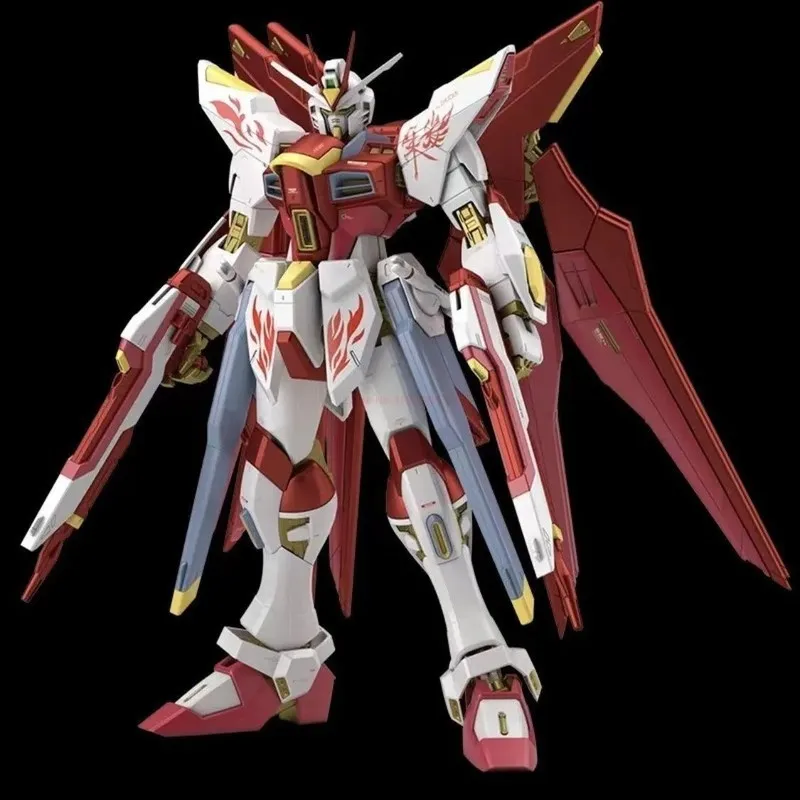 

Bandai Anime Mg 1/144 Rosefinch Gundam Strike Freedom Assembly Model Action Toy Figures Christmas Gift Model Kit Figure Gunpla
