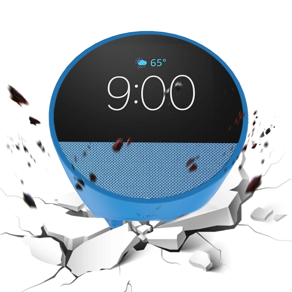 Силиконовый чехол мягкий защитный от падения царапин для Amazon Echo Spot (выпуск 2024 г.)
