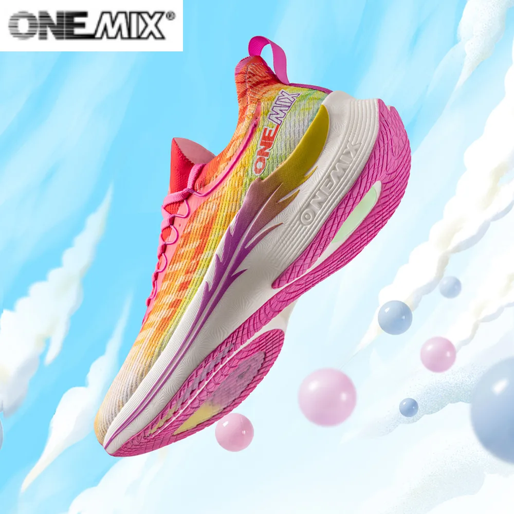 ONEMIX Professional Running Shoes for Men Breathable Athletic Training Sport Shoes Outdoor Waterproof Non-slip Original Sneakers