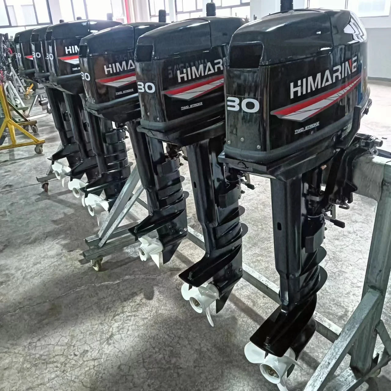 Фото Бренд Himarine, подвесной двигатель мощностью 30 л.с., лодочный мотор, 2-тактный длинный вал и короткий вал, морской двигатель №3