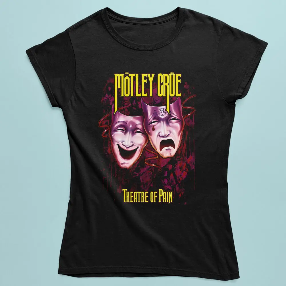 Футболка с рисунком Mötley Crüe Theatre of Pain — мужская и женская футболка