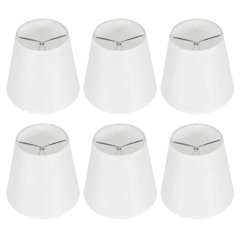 

6Pcs Household Chandelier Fabric Lampshade Lamps Cover Decoration for E14 Light Bulb lampshade lampshade lampshade lampshade