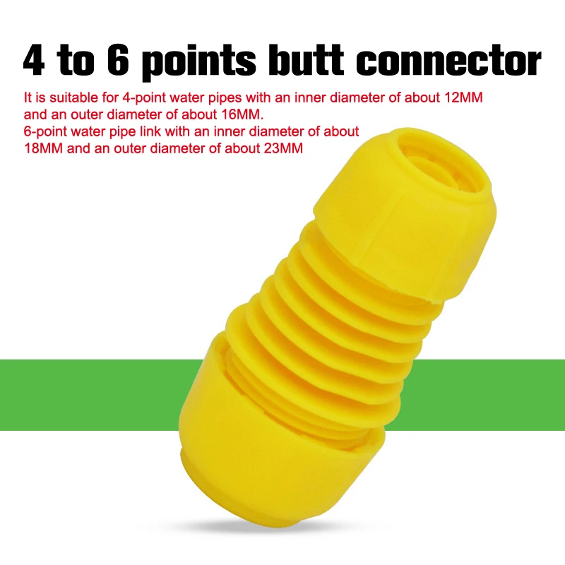 

Garden Hose Quick Connector 1/2'' 3/4'' 1'' 1.2'' Repair Leaky Water Pipe Tool Fitting Adapter Watering Irrigation Tubing Joint