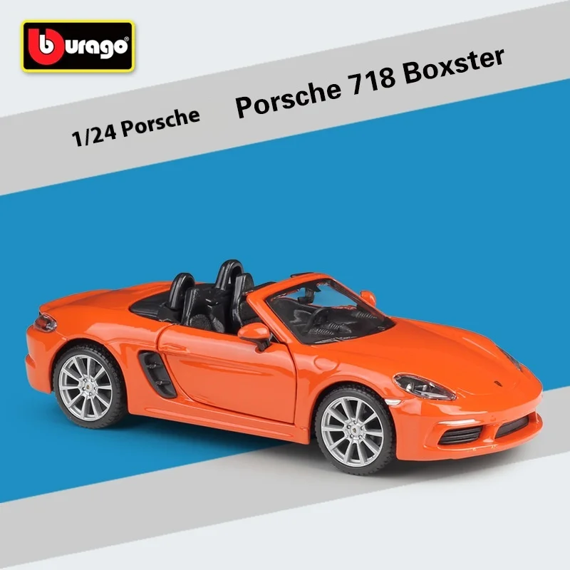 Porsche 718 Boxster Roadster — 1:24 выше чем США а модели автомобилей из сплава собирает