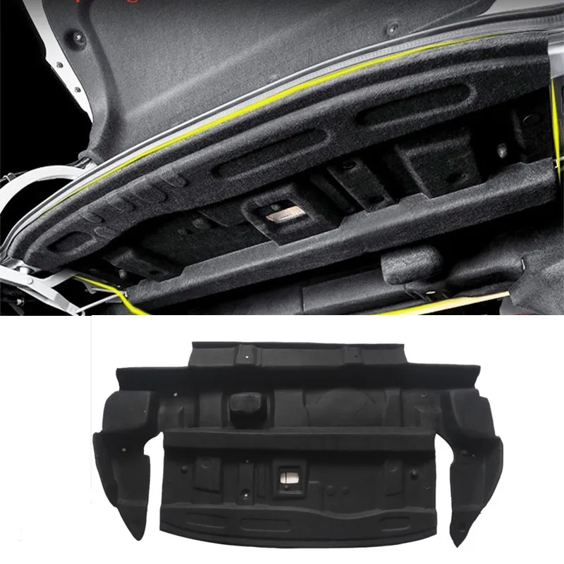 

2019 2020 2021 2022 для Toyota Corolla Автомобильный Стайлинг Автомобильный багажник звукоизоляционный хлопковый коврик стикер Защита 1 шт./комплект K