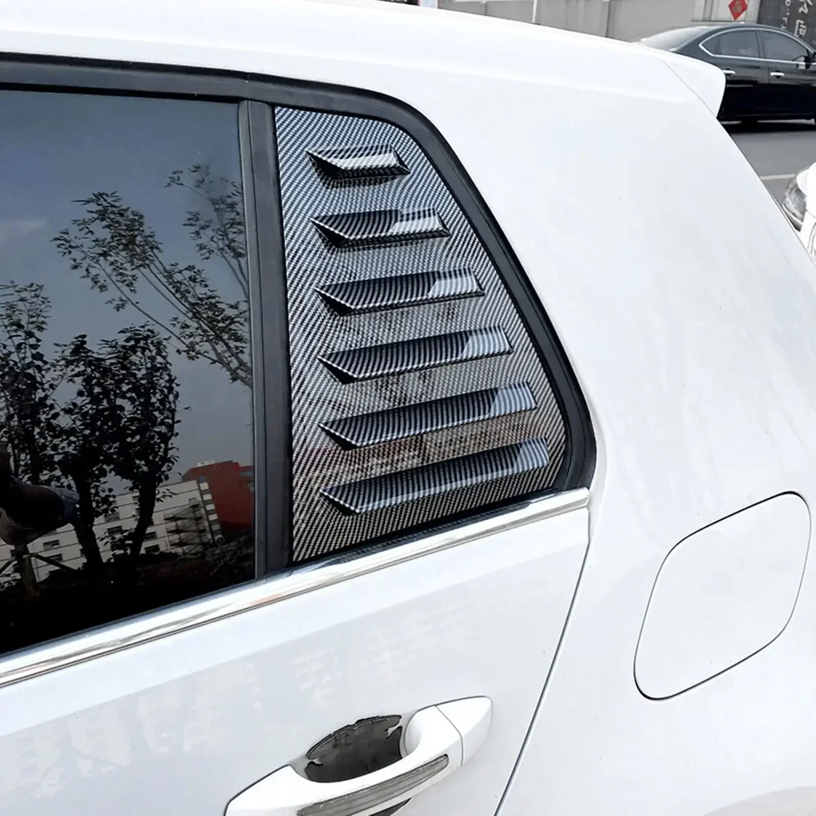 2 шт. задние треугольные оконные жалюзи для VW Golf 7 5 MK7 MK7.5 2014-2020