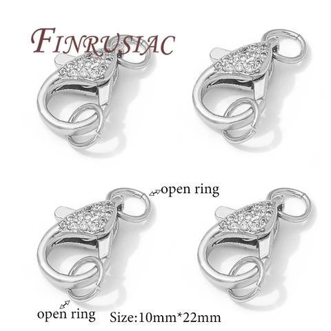 Позолоченные карабины-застежки FINRUSIAC, набор из 3 штук