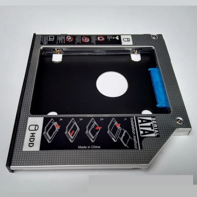 9 5 мм 12 7 алюминиевый переходник для второго жесткого диска SATA 3 0 2 дюйма SSD DVD CD-ROM