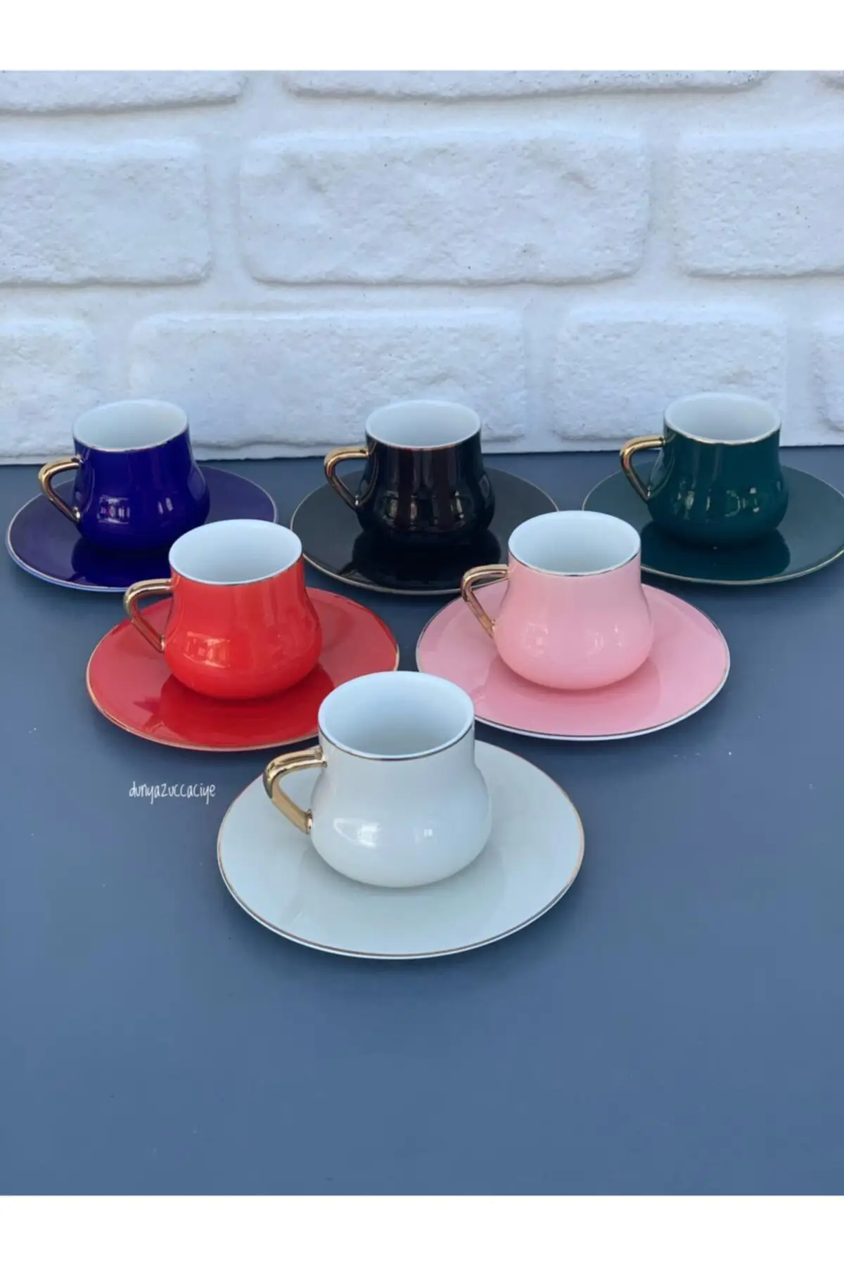 

Amazing Turkish Greek Arabic Coffee & Espresso Cup Set English Coffee Cup Set