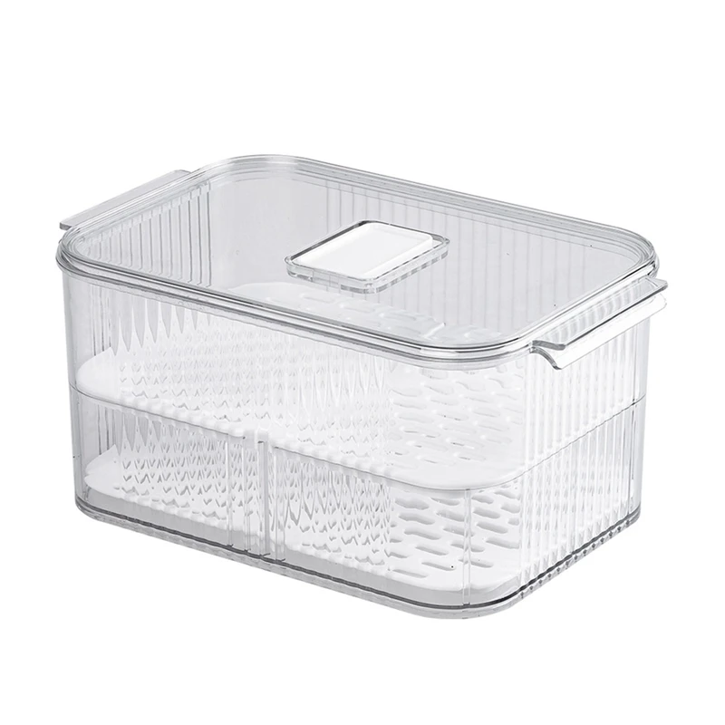 

New Produce Saver Fridge Storage Containers For Fruits And Vegetables Vegetable Storage With Adjustable Air Vent