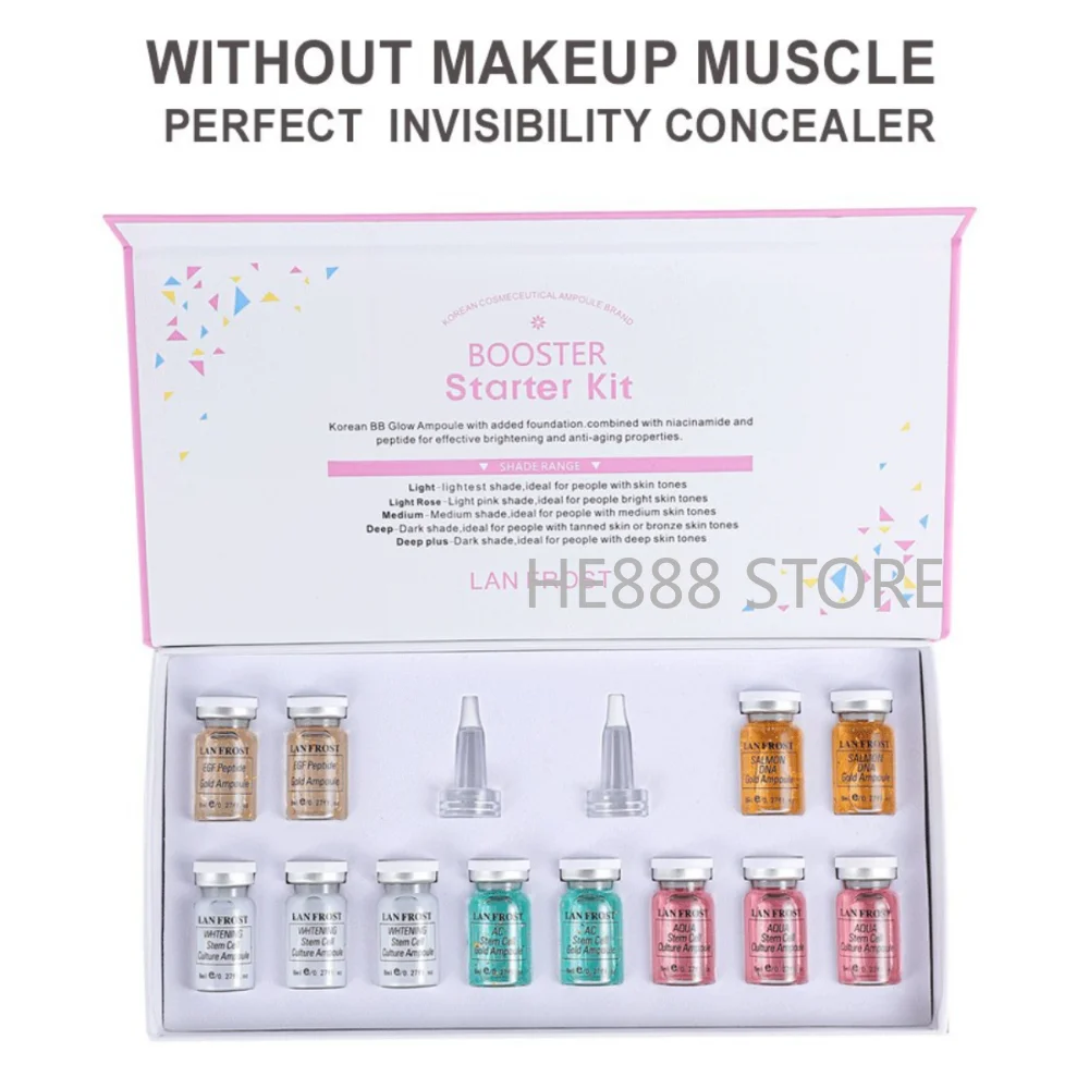 

BB 24K Gold Foil Serum Meso White Anti-aging Serum Brightening Microneedle Treatment Mesotherapy Moisturizing Facial Skin Care