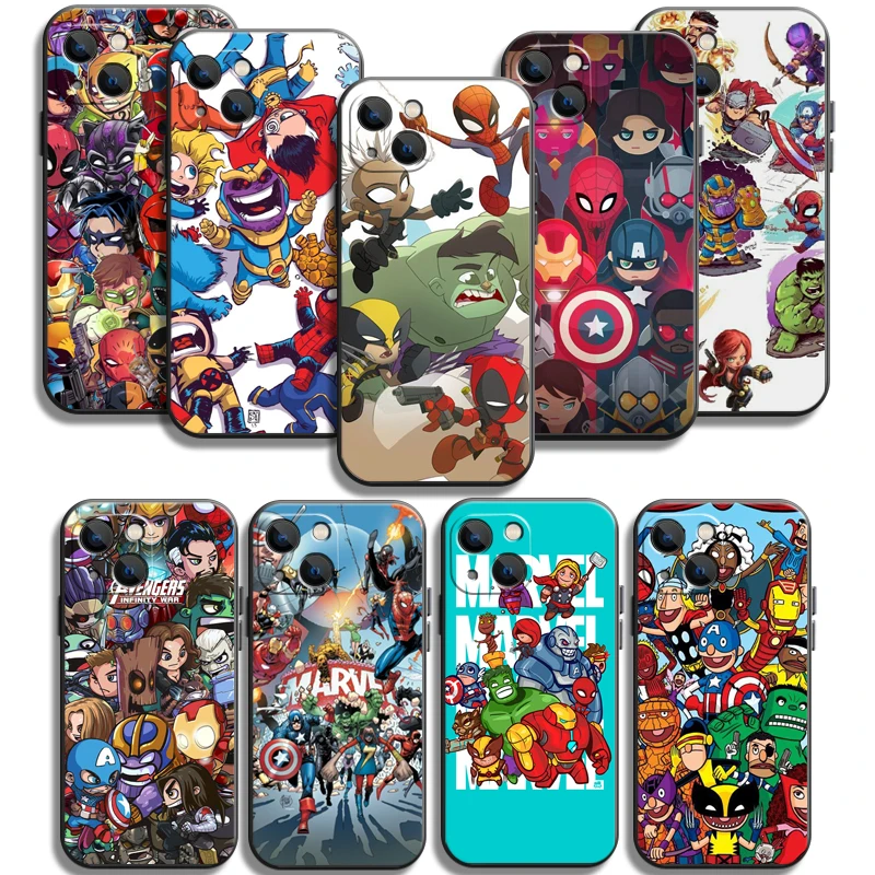 

Marvel Comics Logo Phone Cases For iPhone 7 8 SE2020 7 8 Plus 6 6s 6 6s Plus X XR XS MAX Funda Soft TPU Coque Back Cover