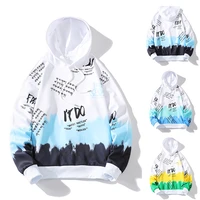 cnhnoh spring and autumn pullover sweater mens loose hip hop trend tops youth men and women couples long sleeved hooded jacket