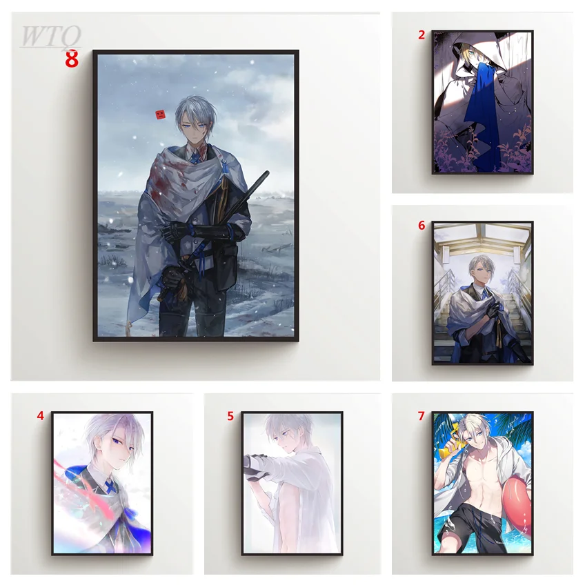 

Touken Ranbu Yamanbagiri Chougi Kunihiro Anime Posters Canvas Painting Wall Decor Wall Posters Wall Art Picture Home Decoration