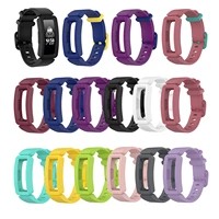 silicone strap for fitbit ace 3 2 kids smart watch band classic replacement soft bracelet fitbit inspireinspire hr wristbands