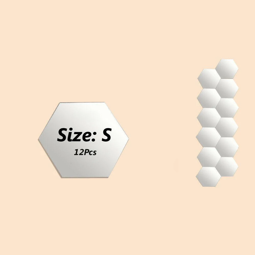 

Brand New Durable Home Mirror Wall Stickers Wall Decoration 120*11*63mm 1mm 80*70*40mm Acrylic DIY Arts Silver