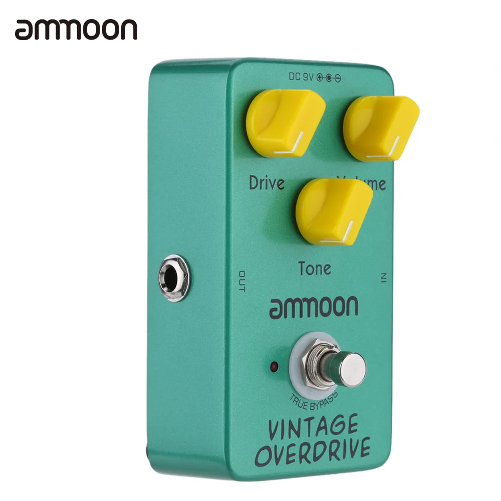 

Ammoon AP-01 Vintage педаль для гитарного эффекта овердрайв True Bypass
