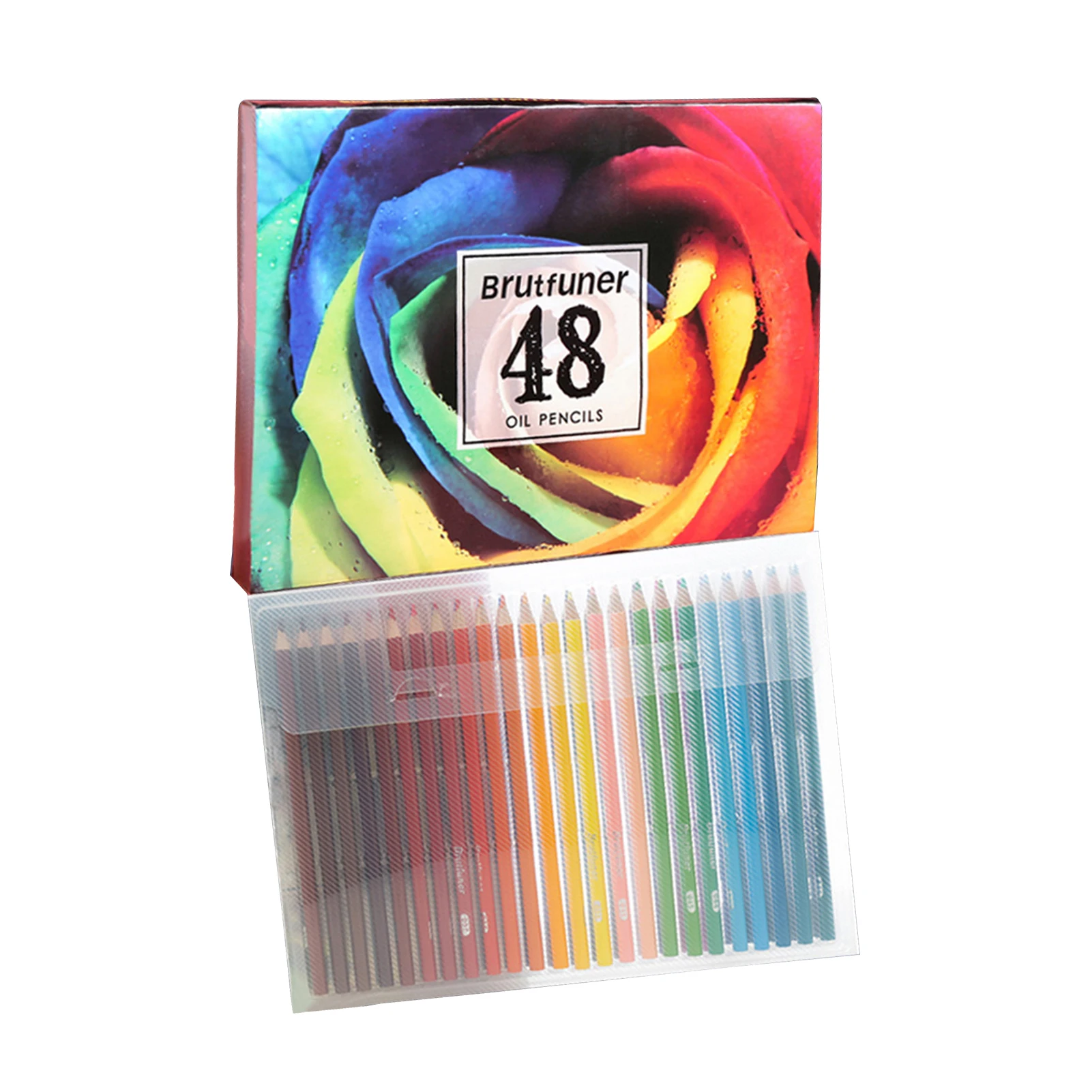 

48 шт., набор профессиональных цветных карандашей на масляной основе