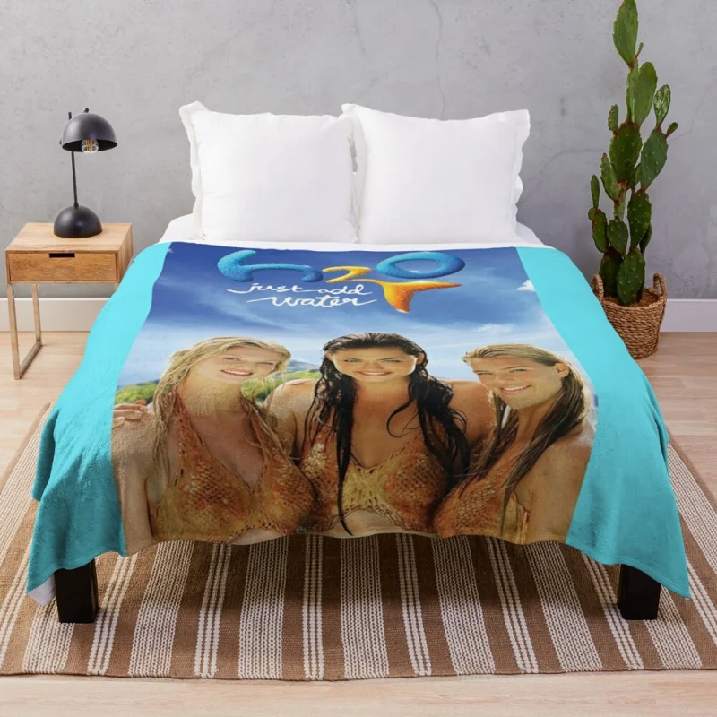 

H2O Just Add Water Throw Blanket Giant Sofa Blanket