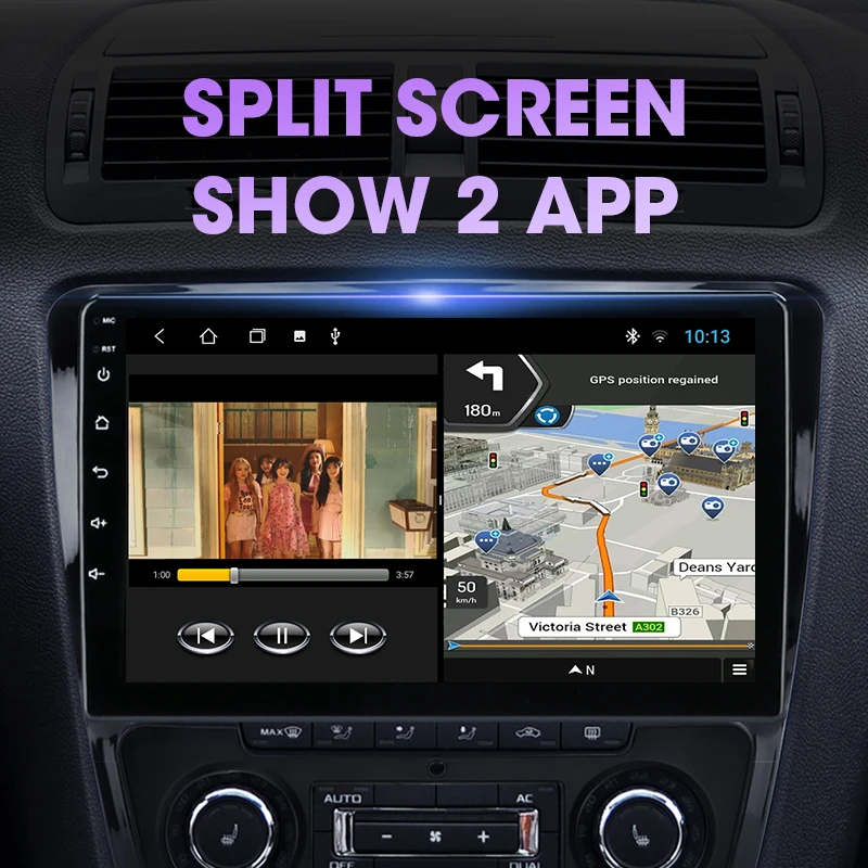 jmcq 10 1 2din android 10 car radio multimidia video player rds dsp for volkswagen skoda octavia 2 a5 2007 2014 navigation gps free global shipping