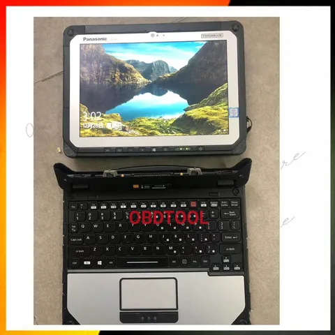 Прочный планшет Panasonic Toughbook CF-20 CF, 20 дюймов, 2 в 1, 256 Гб SSD, Военный Инструмент для диагностики на открытом воздухе, Прочный планшет с клавиатурой