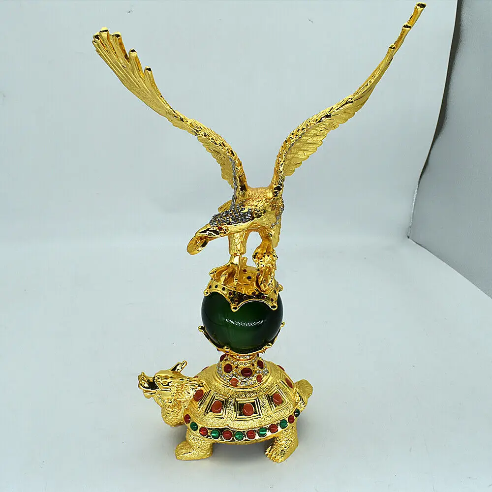 3 цвета китайская Золотая черепаха сапфир изумруд Орел красный зеленый синий