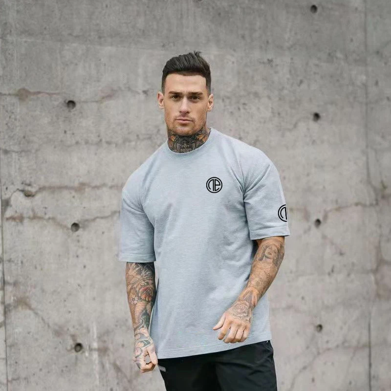 

Summer Mens Casual T-Shirts New Male Solid Color Short Sleeve T Shirts Men Loose Tops Tees Harajuku Sportswear Tracksuit Clothes